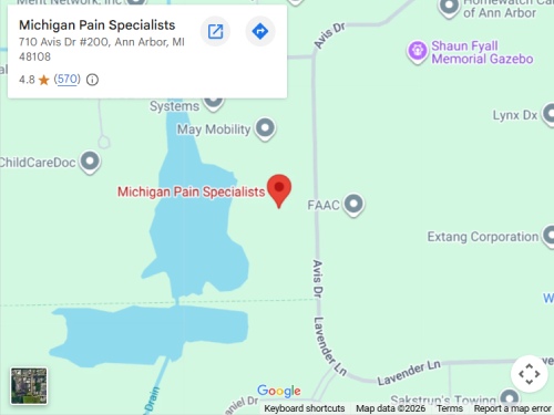 Get Directions to Michigan Pain Specialists in Ann Arbor, MI Get Directions to Michigan Pain Specialists in Ann Arbor, MI
